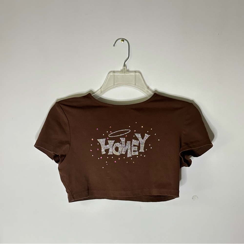 Y2K Rhinestones “crop top” from SHEIN